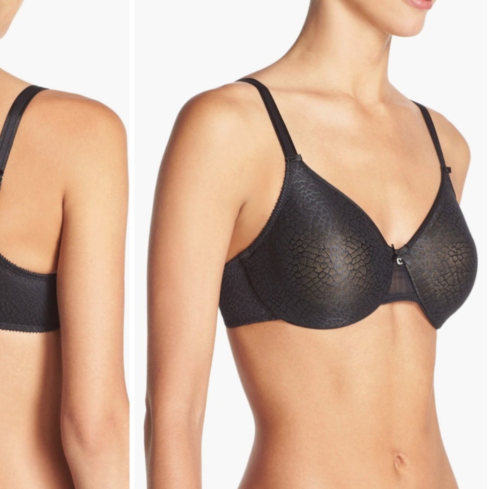 NWOT Chantelle C Magnifique Underwire Minimizer Bra Black , Size 32DDDD